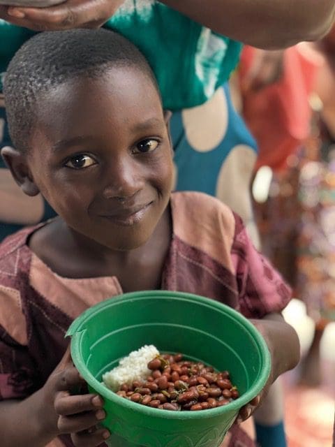 Kid eating