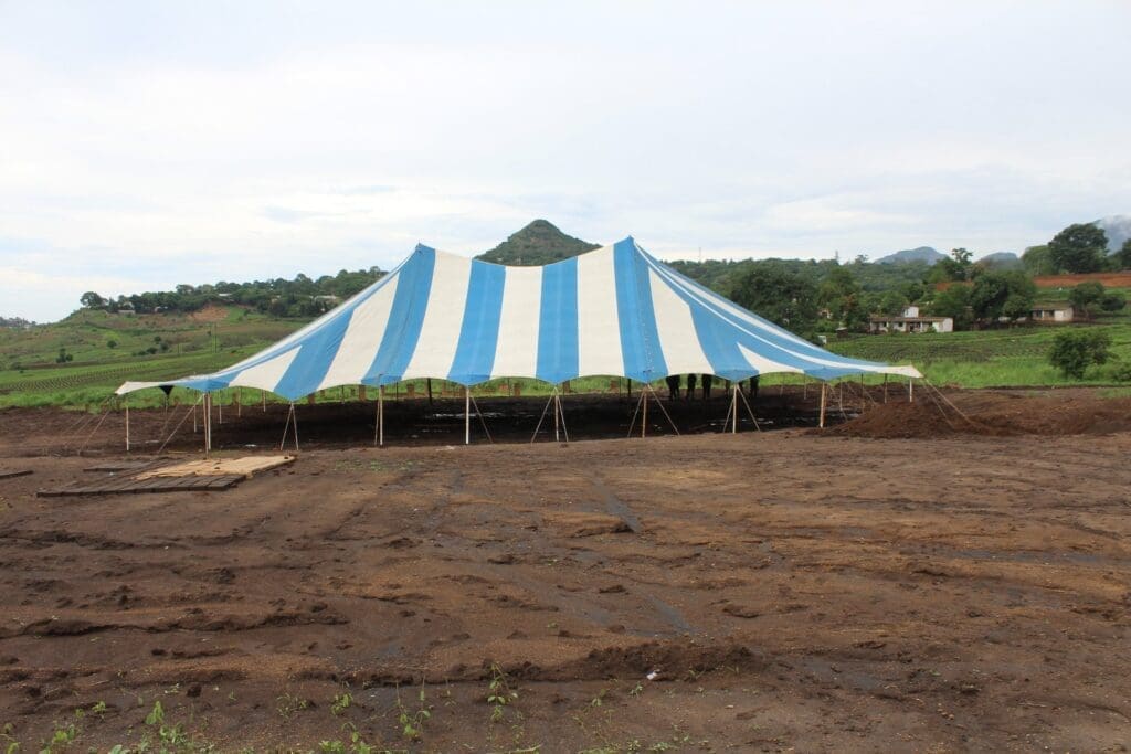 Tent in the Ground