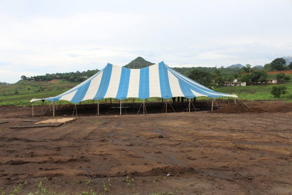Tent in the Ground