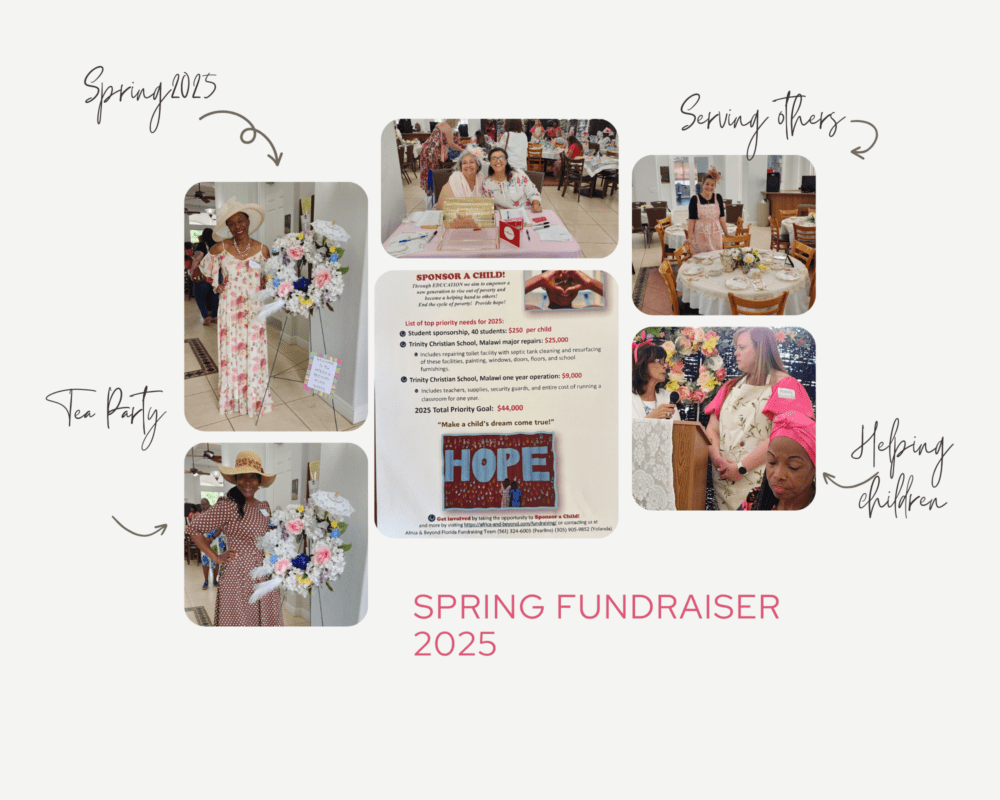 The Spring Fundraiser began with a BANG this past week when the Helping Hands team and volunteers from TCI in Lake Worth, FL, held a tea party. All proceeds of the Tea Party and other activities during the Spring Fundraiser will go to student sponsorships and schools.